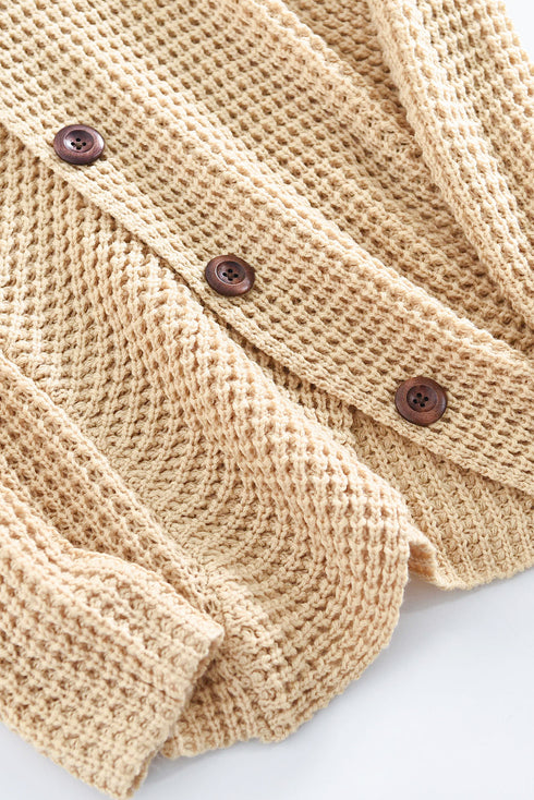 Buttoned Wrap Turtleneck Sweater